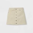 Girls' Corduroy Skirt - Cat & Jack Off-white