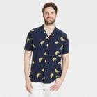 Men's Printed Standard Fit Camp Collar Short Sleeve Button-down Shirt - Goodfellow & Co
