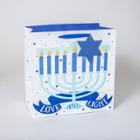 Large Square Gift Bag Blue - International Greetings