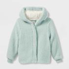 Girls' Solid Faux Fur Jacket - Cat & Jack
