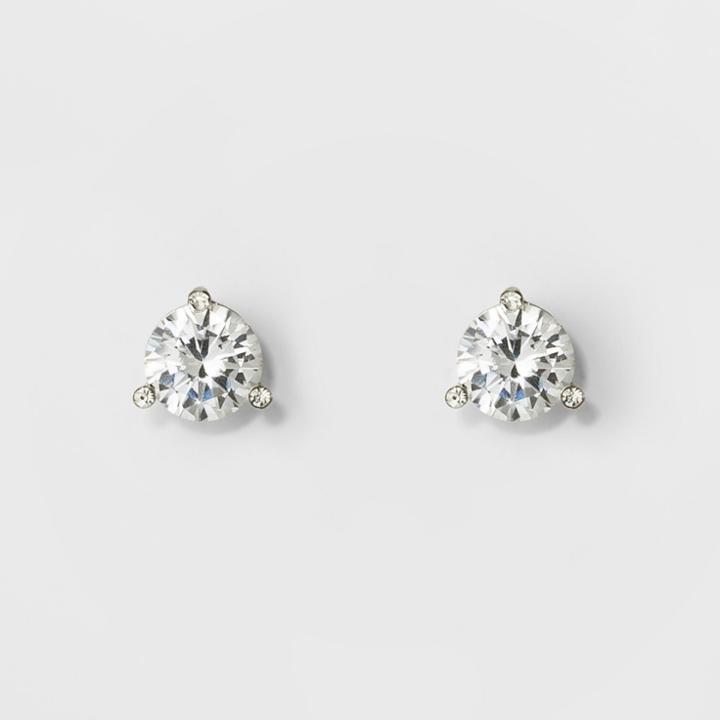Women's Round Crystal Stud - A New Day
