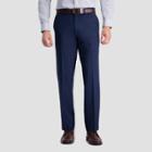 Haggar Men's Straight Fit Trousers - Blue