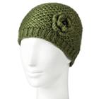 Moon Shadow Women's Flower Detail Beanies - Moonshadow, Size: