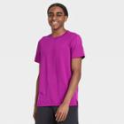 Men's Short Sleeve Performance T-shirt - All In Motion Bright Purple