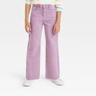 Girls' High-rise Wide Leg Jeans - Art Class Purple Wash