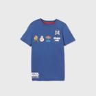 Boys' Star Wars Galaxy's Edge 'droids Rule' Short Sleeve T-shirt - Blue