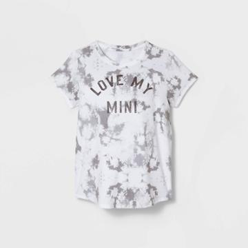 Isabel Maternity By Ingrid & Isabel Short Sleeve Scoop Neck Love My Mini Mommy & Me Graphic T-shirt  Isabel By Ingrid & Isabel Gray