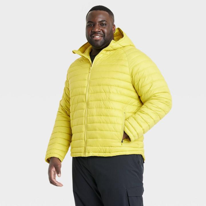 Men's Big Lightweight Puffer Jacket - All In Motion