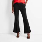 Women's Mid-rise Flare Pants - Future Collective With Kahlana Barfield Brown Black