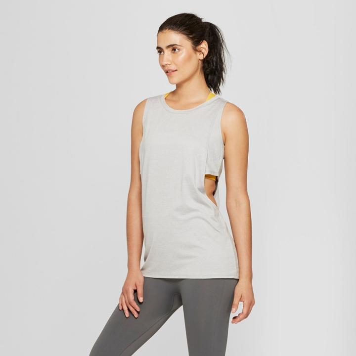 Women's Double Layer Tank Top - Joylab Heather Gray