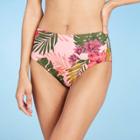 Kona Sol Women's High Coverage Mid-rise Bikini Bottom - Kona