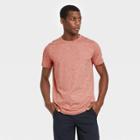 Men's Short Sleeve Soft Stretch T-shirt - All In Motion Red Heather