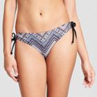 Women's Modern Keyhole String Bikini Bottom - Mossimo Primrose Chevron