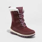 Women's Camila Waterproof Winter Boots - All In Motion Burgundy