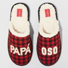 Men's Family Sleep Papa Oso Slippers - Wondershop Red