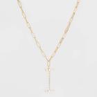 Sugarfix By Baublebar Pearl Initial I Pendant Necklace - Pearl, White