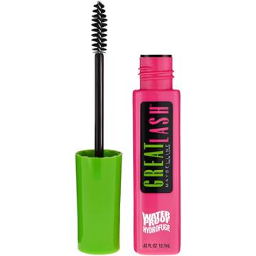 Maybelline Great Lash Waterproof Mascara 111 Very Black 0.43 Fl Oz, 111 Waterproof Very Black