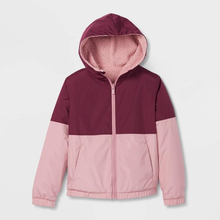 Kids' Reversible Windbreaker Jacket - All In Motion