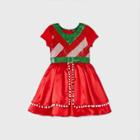 Nickelodeon Girls' Jojo Siwa Holiday Dress - Red