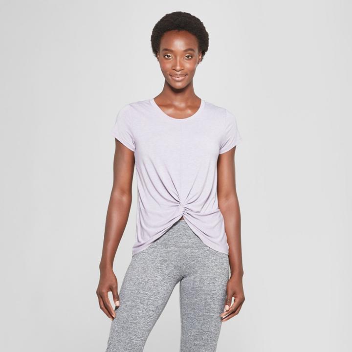 Women's Core Twist T-shirt - C9 Champion Smoked Lilac Heather
