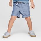 Toddler Boys' Texture Pull-on Shorts - Cat & Jack Blue
