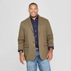 Target Men's Tall Twill Blazer - Goodfellow & Co Olive (green)