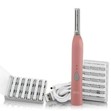 Spa Sciences Sima Sonic Dermaplaning Tool 2 In 1 Women's Facial Exfoliation & Hair Removal