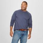 Men's Tall Long Sleeve T- Shirt - Goodfellow & Co Geneva Blue