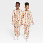Ade + Ayo Black History Month Kids' Dusu Athletic Jogger Pants - Cream Abstract