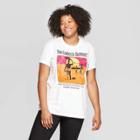 Women's Plus Size Short Sleeve The Endless Summer Graphic T-shirt - Mighty Fine (juniors') - White