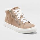 Women's Tilly Faux Sherpa Lined High Top Sneakers - Universal Thread Taupe