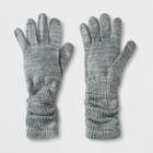 Women's Slouch Tech Touch Gloves - A New Day Gray