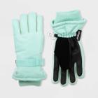 Girls' Solid Promo Ski Gloves - C9 Champion Green