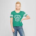 Women's Harry Potter Short Sleeve Slytherin Crest Graphic T-shirt (juniors') Green