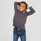 Toddler Boys' Thermal Long Sleeve T-shirt - Cat & Jack Charcoal