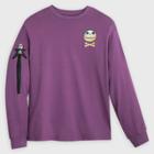 Men's Disney The Nightmare Before Christmas Jack Skellington Long Sleeve T-shirt - Purple S - Disney