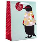 Large Penguin Christmas Gift Bag Mint - Wondershop, Green