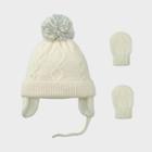 Baby Girls' 2pc Hat And Glove Sets - Cat & Jack Cream, Ivory