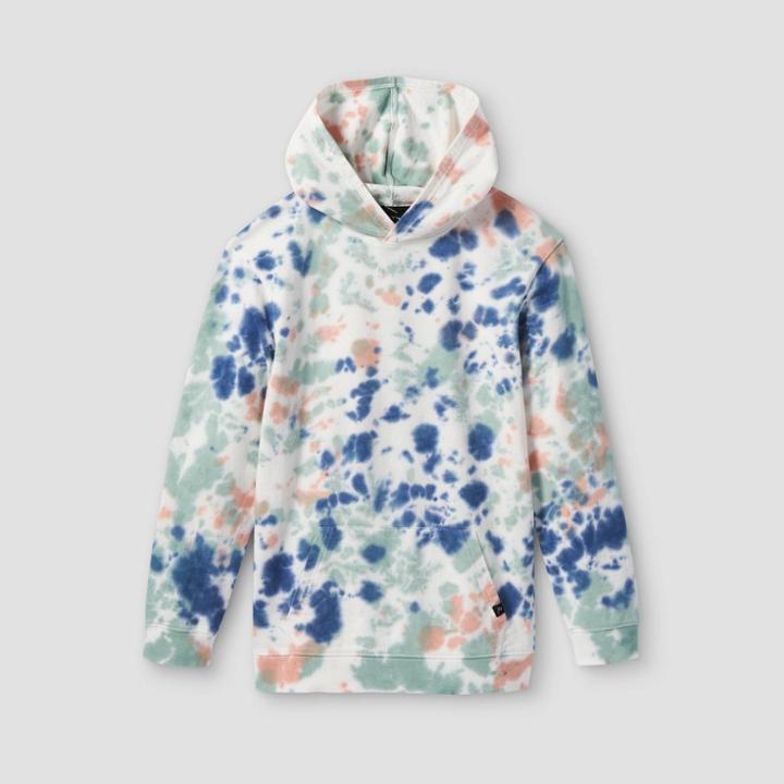 Boys' Tie-dye Hoodie Sweatshirt - Art Class Xs, Blue/green/orange