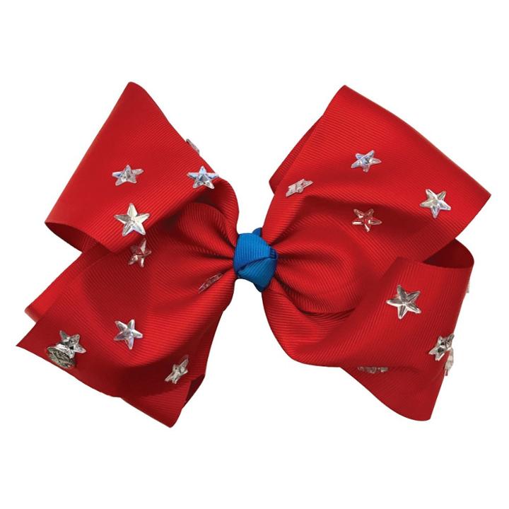 Girls' Jojo Siwa Star Embellished Bow Hair Clip - Red, Girl's