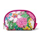 4x3.5 Round Top Travel Clutch Bag Nosey Posie Print - Lilly Pulitzer For Target, Pink