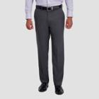 Haggar H26 Men's Premium Stretch Classic Fit Dress Pants - Charcoal Heather 32x32, Grey Grey