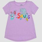 Toddler Girls' Dr. Seuss Short Sleeve T-shirt - Purple