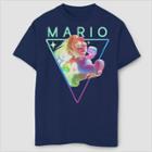 Boys' Super Mario Bros Portrait Mario T-shirt - Navy