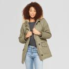 Women's Hooded Parka - Universal Thread Olive (green)