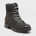 Women's Lue Lace-up Hiking Boots - Universal Thread Black