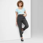 Women's Super-high Rise Curvy Mom Jeans - Wild Fable Black Wash