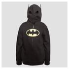 Dc Comics Boys' Batman Costume Hoodie - Black