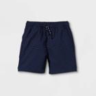 Toddler Boys' Woven Pull-on Shorts - Cat & Jack Navy