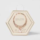 Boxed With Mother Of Pearl Chain Link Bracelet - A New Day White, Women's